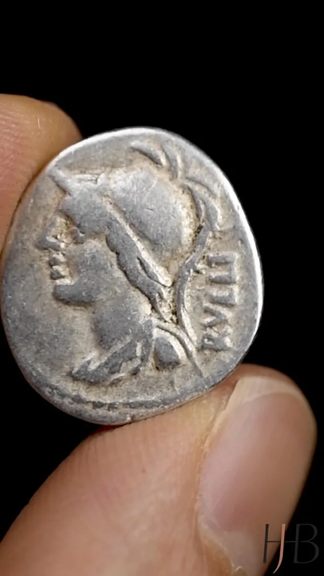 P. Servilius M.f. Rullus. Denarius