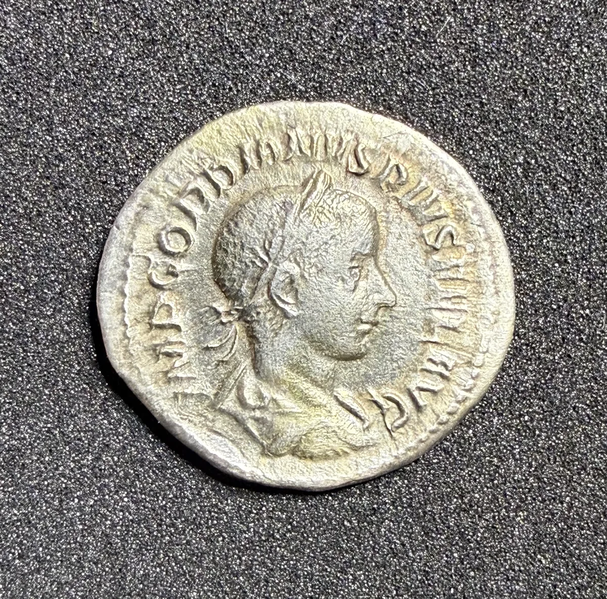 Gordian III. AD 238-244. AR Denarius (20.15mm, 2.94g). Rome Mint. Struck 241