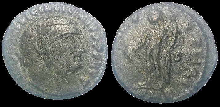 Roman Licinius I 308-324 AD (Struck 311–312 AD) AE Follis 19.4mm 3.45gm