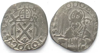 1624 Swiss Cantons VALAIS - SITTEN Batzen 1624 HILDEBRAND JOST billon RARE! VF+