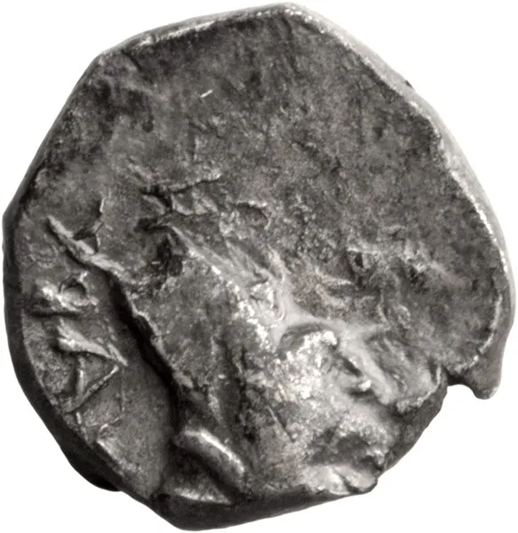 Judaea, Samaria. AR ma'ah-obol