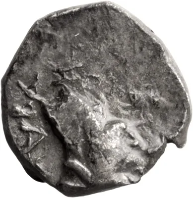 Judaea, Samaria. AR ma'ah-obol