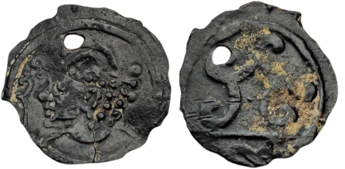 Ancient Central Asia. Northern Tokharistan (VII cent AD). AE unit (1.16g)