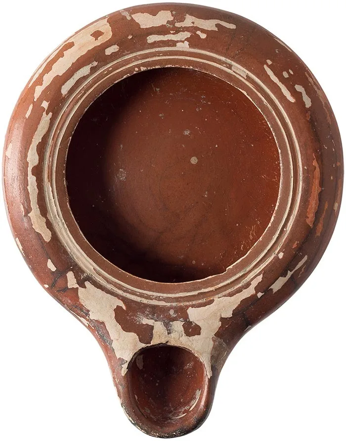 East Greek Terracotta Oil Lamp