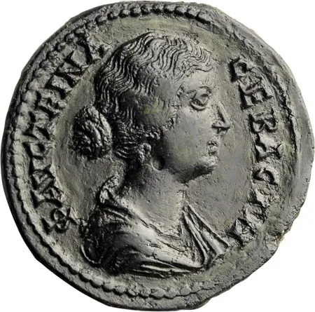 Faustina II. AE 33