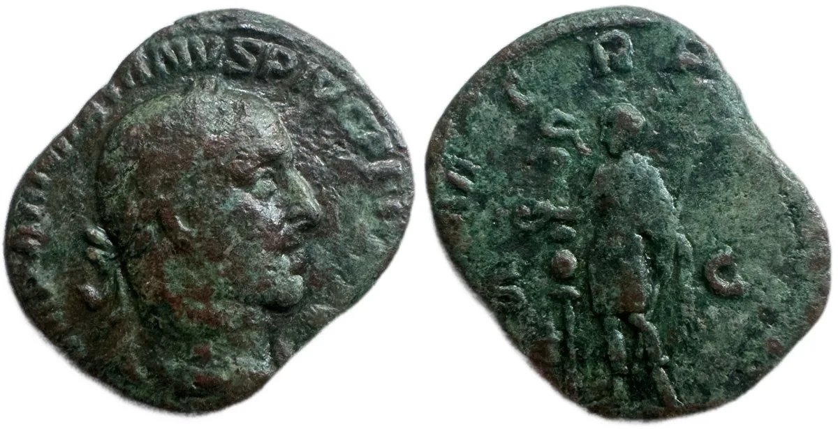 Aemilian, 253 AD. AE Sestertius