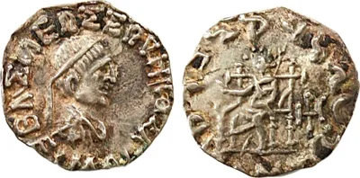 BAKTRIA, Indo-Greek Kingdom. Hermaios Soter. Circa 105-90 BC. AR Drachm