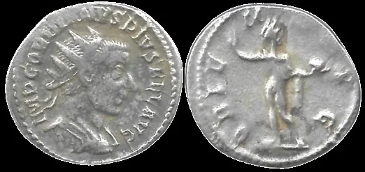 Gordian III AD 238-244 (Struck AD 241-243) AR 23mm, 4gm Denarius, Rome,
