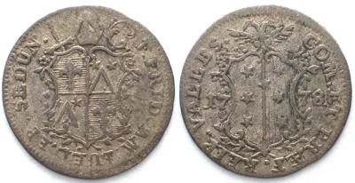 1778 VALAIS Bishopric SITTEN Batzen 1778 FRANZ FRIEDR. AMBUEL billon aXF! EF-