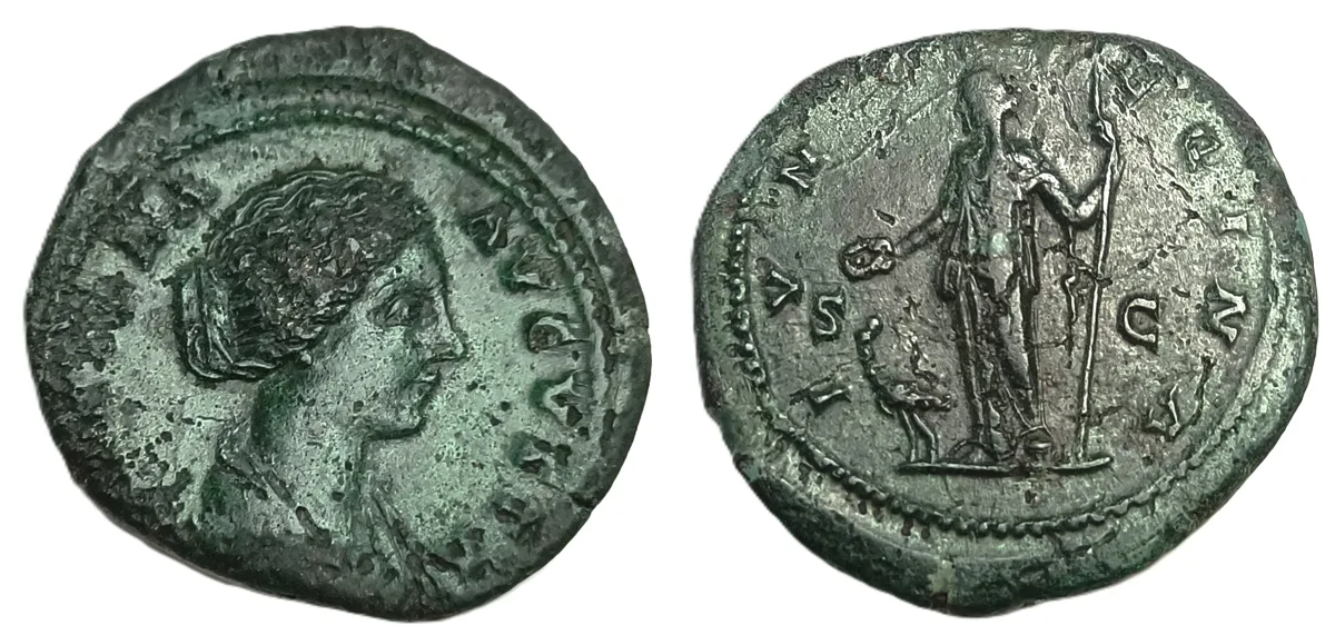Lucilla (daughter of M. Aurelius) Æ As. Rome, AD 164-167.