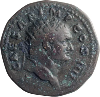 Titus as Caesar. Dupondius