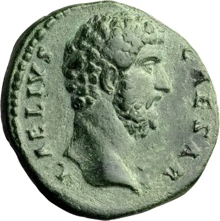 Aelius as Caesar . Middle bronze