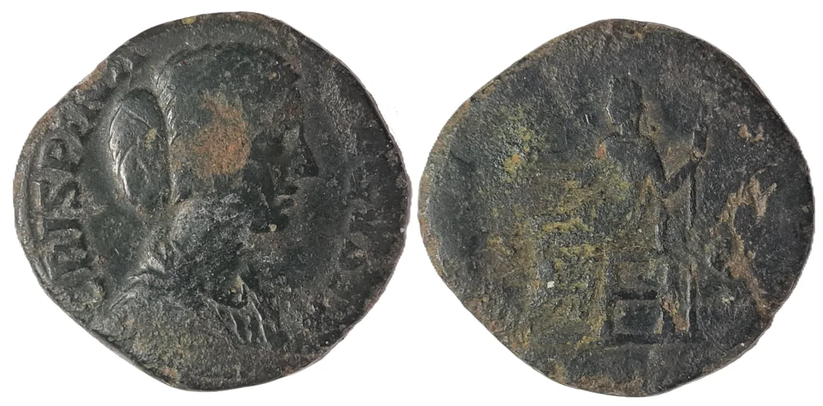 Crispina AE Sestertius 178-191 AD. Rome