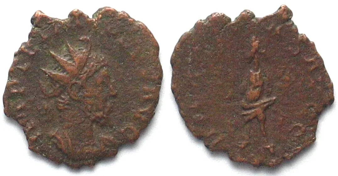 270-273 TETRICUS I AE Antoninianus 270-273 VF
