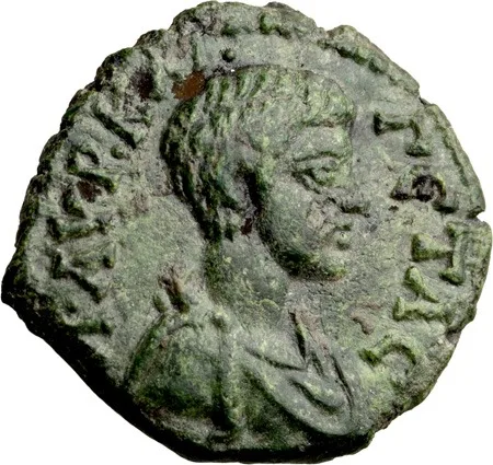 Geta as Caesar. AE 17