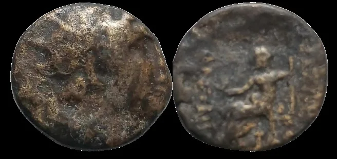 Seleukid Kingdom Antiochos IV Epiphanes AE17, 17.6mm 4.93 (reigned 175–164 BC), yr 146/5 BC. interregnum restoration, Antioch mint. Rare