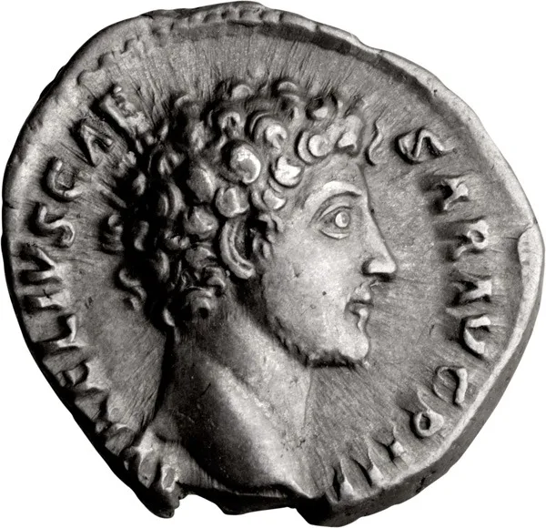 Marcus Aurelius as Caesar. Denarius