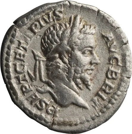 Geta as Augustus. Denarius