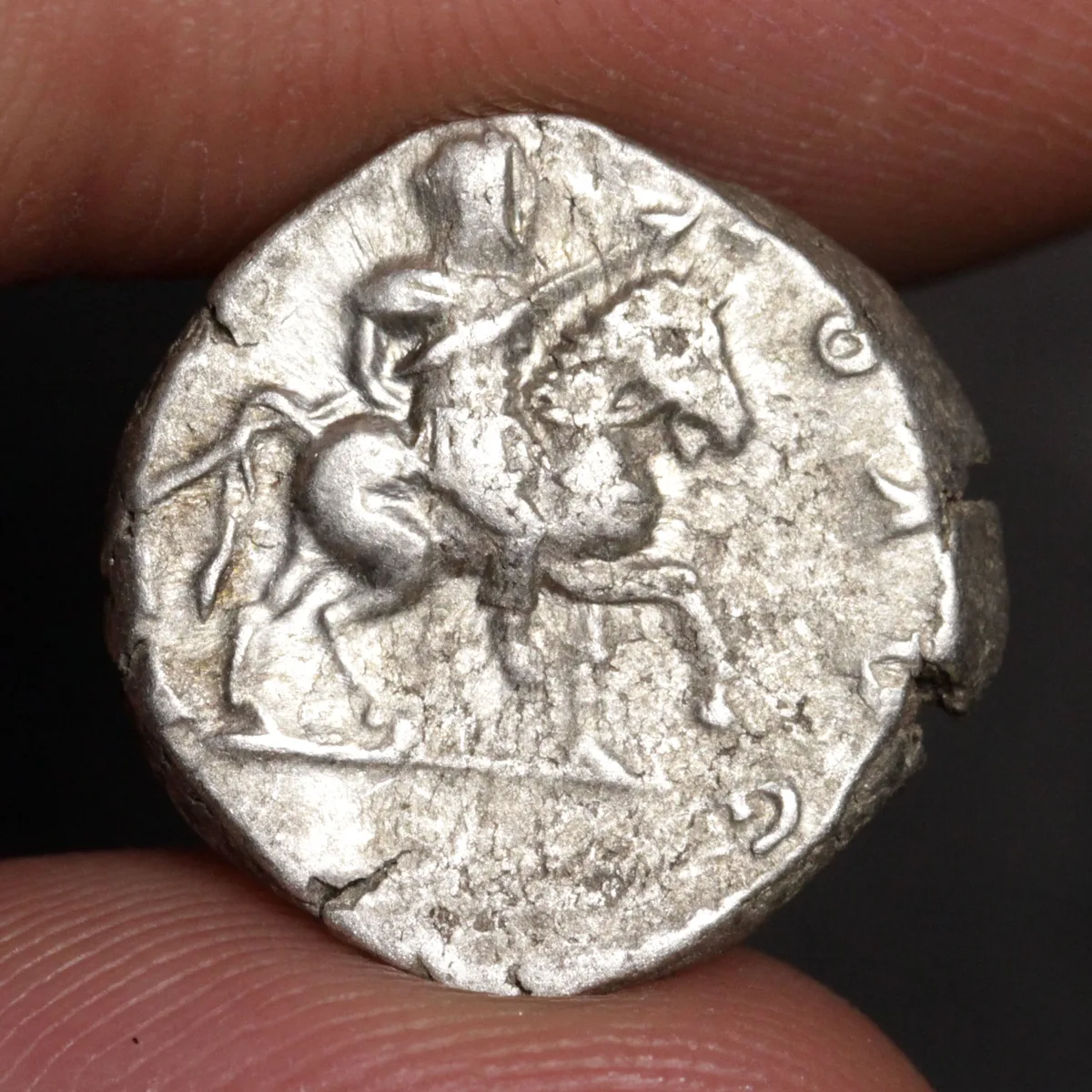 Septimius Severus Denarius 197AD Ancient Roman Empire Silver Coin - PROFECTIO AVG Reverse