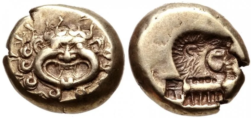 LESBOS, Mytilene. Circa 521-478 BC. EL Hekte – Sixth Stater