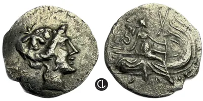 Euboia, Histiaia. AR Obol, Circa 196-146 BC
