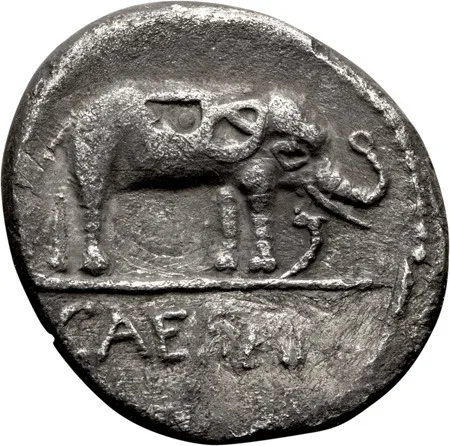 Julius Caesar. Denarius