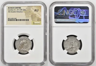Double-Denarius 238-244 AD Gordian III AU