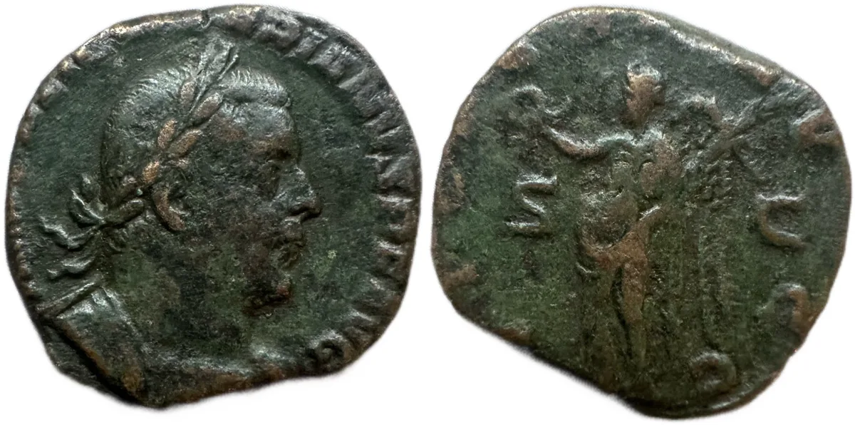 Valerian I, 253-4 AD. AE Sestertius