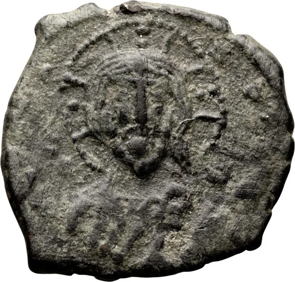 Anonymous, Time of Basil II & Constantine VIII. Scarce Half-follis