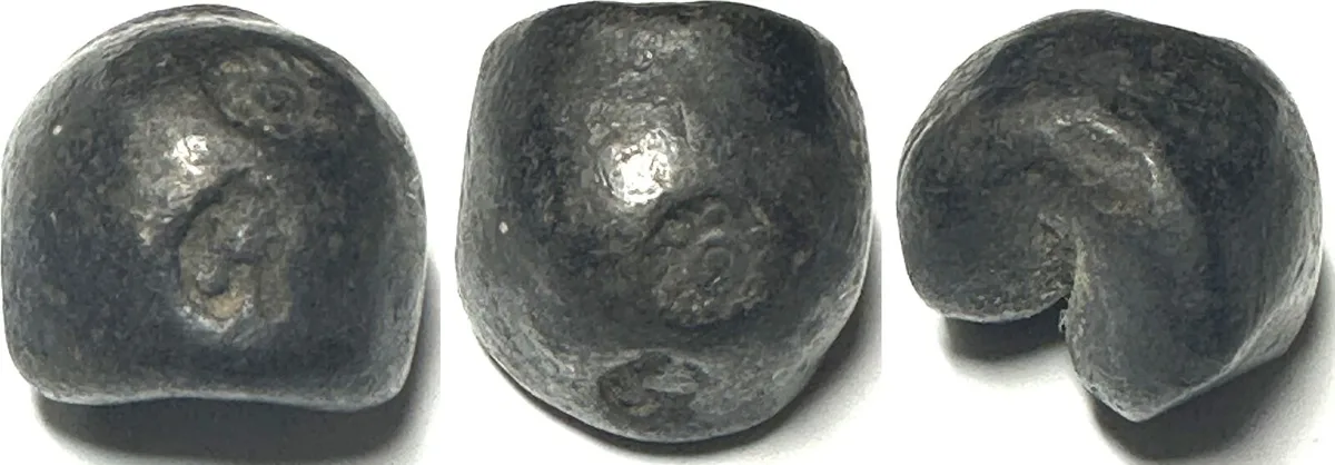 1851-1868 THAILAND 1 Baht, RAMA IV (1851-1868), Mongkut, Pot Duang Bullet Coin, silver, VF
