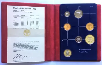 1990 NETHERLANDS Proof set 1990 # NL90P Proof