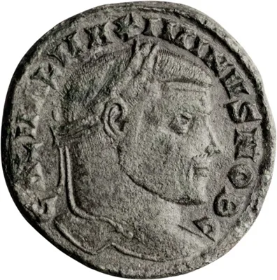 Galerius as Augustus. Follis