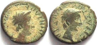 -11/12 KINGS of THRACE. Rhoemetalces I, 11 BC - 12 AD, AE 18mm, under Augustus, VF