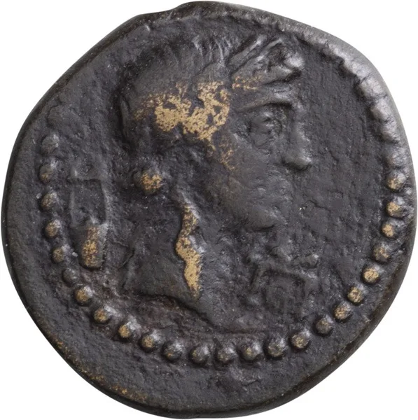 Quasi-autonomous, Time of Tiberius. AE 14