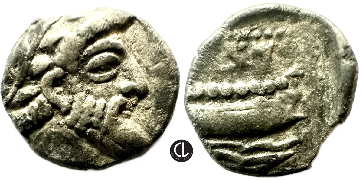 Phoenicia, Arados, Uncertain King, AR Twelfth Shekel, Ba’al-Arwad / Galley