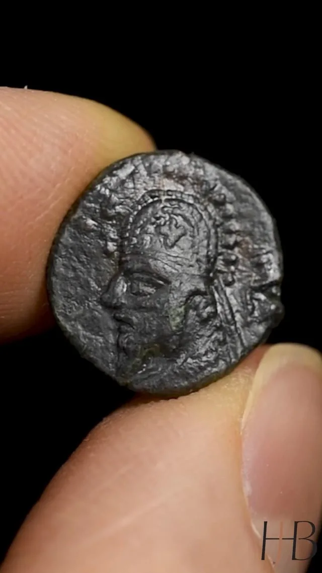 Parthia, Orodes I. AE 13, dichalkon