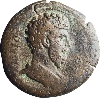 Aelius as Caesar. Drachm