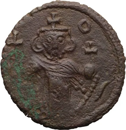 Ummayad, Imitating Constans II. AE Fals