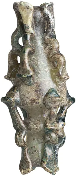 Islamic Glass Bottle with Trailings