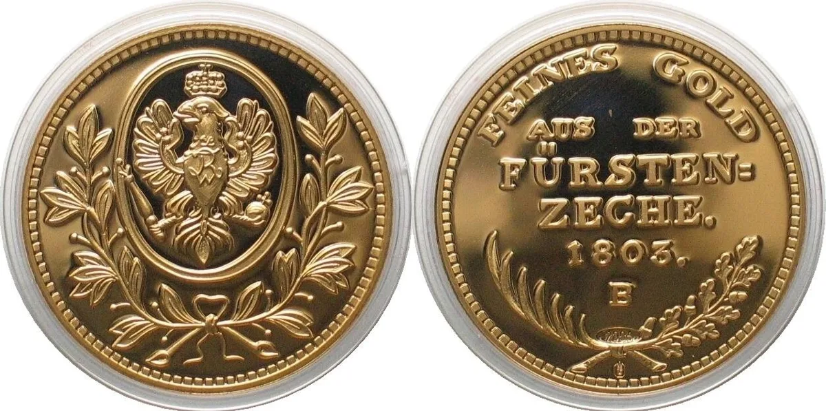 1803 Germany PRUSSIA Ducat 1803 B Mining - COPY Proof