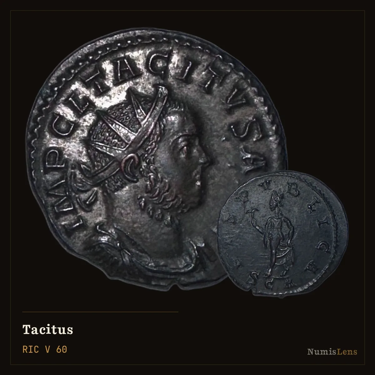 Tacitus - Antoninianus, SPES PVBLICA, Lugdunum