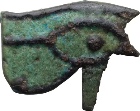 Egyptian Faience Eye of Horus
