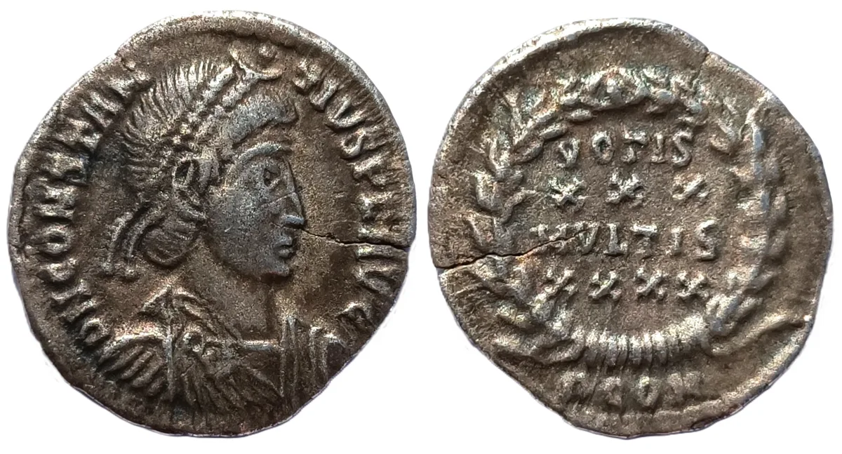 Constantius II AR Siliqua. Arelate, AD 360-363.