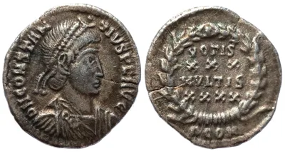 Constantius II AR Siliqua. Arelate, AD 360-363.
