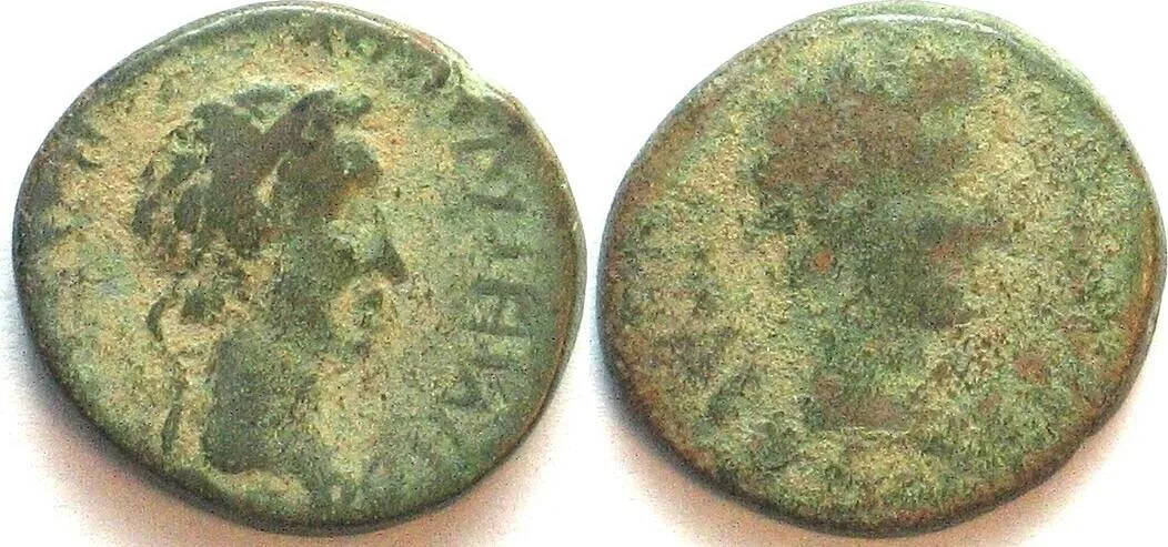 -11/12 KINGS of THRACE. Rhoemetalces I, 11 BC - 12 AD, AE 19mm, under Augustus VF/F