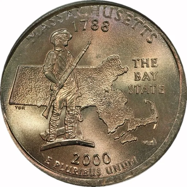 Washington 25¢, 2000, Struck on Elliptical Planchet, 25¢, MS66 , PCGS