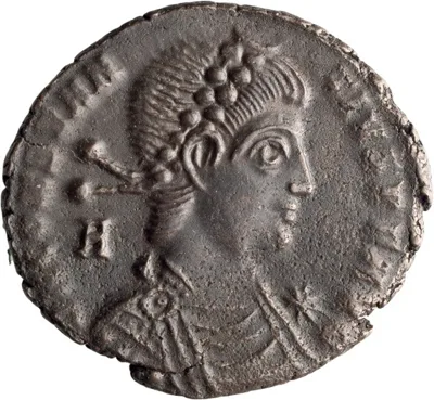 Constantius II, struck by Vetranio. Centenionalis