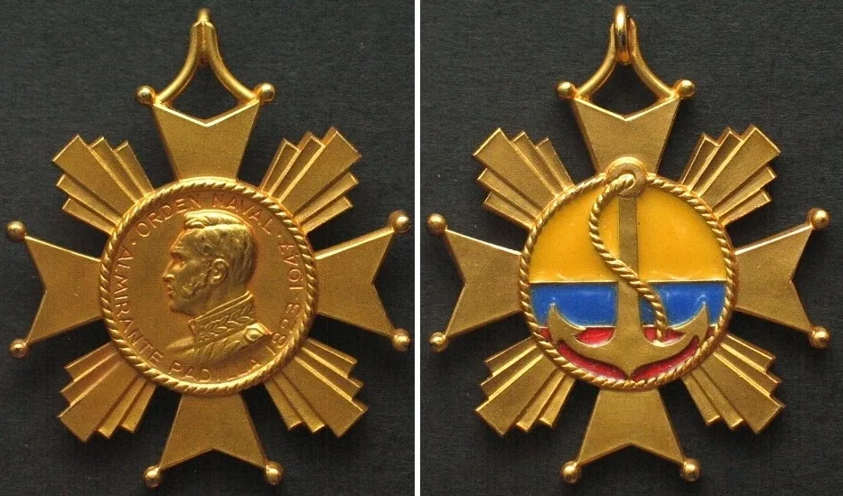 1947 COLOMBIA. Admiral Padilla Order of Naval Merit 1947 BU