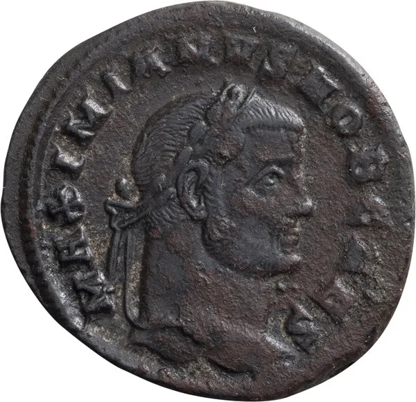 Galerius as Caesar. Follis