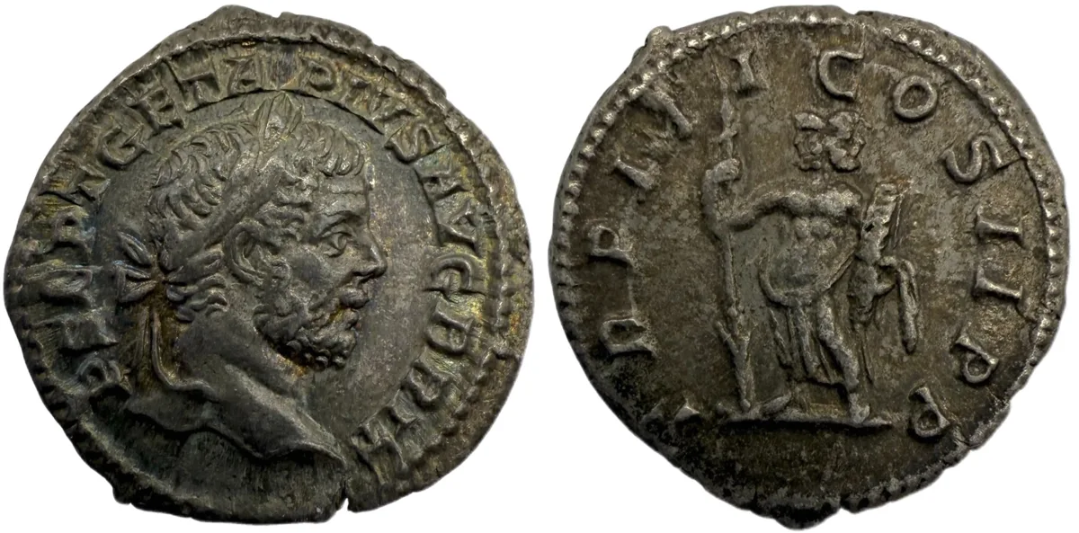 Geta Denarius - "Brit" Issue
